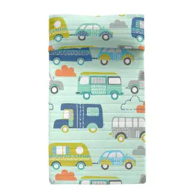 Steppdecke HappyFriday Moshi Moshi Bunt 200 x 260 cm Fahrzeuge von HappyFriday, Tagesdecken - Ref: D1609769, Preis: 51,30 €, ...