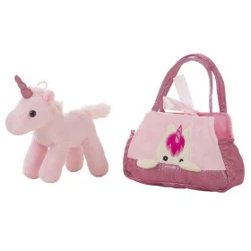 Fluffy toy Unicorn 26 cm by BigBuy Fun, Animals and figures - Ref: S2436622, Price: 8,58 €, Discount: %