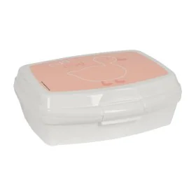 Fiambrera para Sandwich Safta Patito Rosa Poliuretano 17 x 6 x 14 cm de Safta, Almacenamiento de alimentos - Ref: S2439943, P...