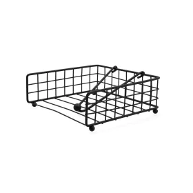 Portatovagliolo Quid Ebano Nero Metallo 19 x 19 x 7 cm di Quid, Anelli portatovagliolo - Rif: S2705608, Prezzo: 6,91 €, Scont...