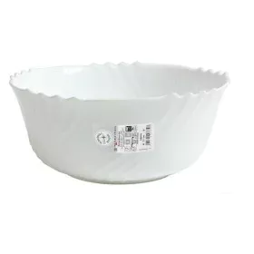 Salad Bowl Bormioli Rocco Ebro White Glass 23 cm by Bormioli Rocco, Bowls and large cups - Ref: S2705705, Price: 4,95 €, Disc...