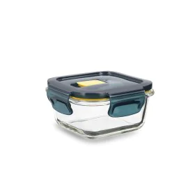 Hermetic Lunch Box Quid Astral 320 ml 11,6 x 11,6 x 6,3 cm Blue Glass by Quid, Food storage - Ref: S2706437, Price: 4,73 €, D...