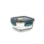 Lunchbox hermetisch Quid Astral 320 ml 11,6 x 11,6 x 6,3 cm Blau Glas von Quid, Lagerung von Lebensmitteln - Ref: S2706437, P...