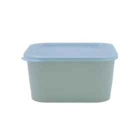 Porta Pranzo Quadrato con Coperchio Quid Inspira Verde Plastica 1,3 L di Quid, Conservazione di alimenti - Rif: S2710901, Pre...