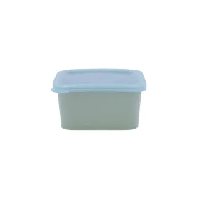 Panier-repas carré avec couvercle Quid Inspira Bleu Plastique 430 ml de Quid, Stockage des aliments - Réf : S2710915, Prix : ...