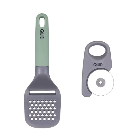 Set de Cocina Quid Ozon Verde Metal 2 Piezas de Quid, Cortapizzas - Ref: S2711916, Precio: 4,92 €, Descuento: %