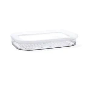 Boîte à repas rectangulaire avec couvercle Quid Rico Transparent Plastique 22 x 16 x 3,5 cm de Quid, Stockage des aliments - ...