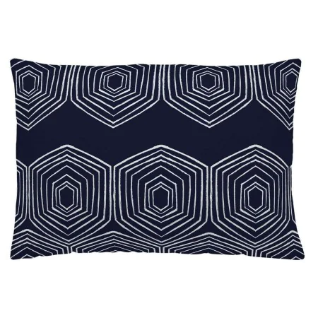 Capa de travesseiro Naturals Blue Mand (50 x 30 cm) de Naturals, Capas - Ref: S2806065, Preço: 7,48 €, Desconto: %