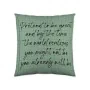 Cushion cover Naturals Scrabble (50 x 50 cm) by Naturals, Cushion Covers - Ref: S2806461, Price: 7,31 €, Discount: %