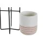 Vaso DKD Home Decor 8424001831067 Bianco Marrone Nero Metallo Ceramica Rotondo Boho 11 x 11 x 23,2 cm di DKD Home Decor, Cach...