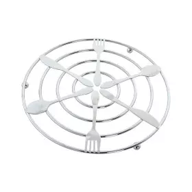 Salvamantel DKD Home Decor Plateado Metal Plástico 20 x 20 x 1 cm de DKD Home Decor, Salvamanteles individuales - Ref: S30256...