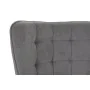 Siège DKD Home Decor Noir Gris Métal 69 x 77 x 91 cm de DKD Home Decor, Chaises - Réf : S3033253, Prix : 189,20 €, Remise : %