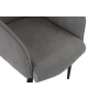 Siège DKD Home Decor Noir Gris Métal 69 x 77 x 91 cm de DKD Home Decor, Chaises - Réf : S3033253, Prix : 189,20 €, Remise : %