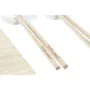 Conjunto de sushi DKD Home Decor Metal Bambu Branco Natural Oriental 30 x 40 cm 28 x 22 x 2,5 cm (9 Peças) de DKD Home Decor,...