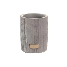 Bicchiere DKD Home Decor Grigio Cemento 8 x 8 x 10 cm di DKD Home Decor, Supporti e distributori - Rif: S3041009, Prezzo: 8,4...