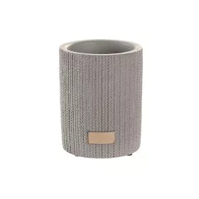 Vaso DKD Home Decor Gris Cemento 8 x 8 x 10 cm de DKD Home Decor, Soportes y dispensadores - Ref: S3041009, Precio: 7,57 €, D...