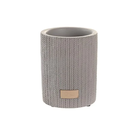 Bicchiere DKD Home Decor Grigio Cemento 8 x 8 x 10 cm di DKD Home Decor, Supporti e distributori - Rif: S3041009, Prezzo: 7,5...