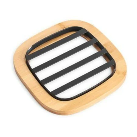 Salvamantel DKD Home Decor 17 x 17 x 1 cm Natural Negro Acero de DKD Home Decor, Salvamanteles - Ref: S3041259, Precio: 5,90 ...