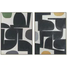 Pintura DKD Home Decor Abstrato 90 x 4 x 120 cm Urbana (2 Unidades) de DKD Home Decor, Impressões sobre tela - Ref: S3052792,...