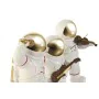 Figura Decorativa Home ESPRIT Branco Dourado 11 x 10 x 19,5 cm (3 Unidades) de Home ESPRIT, Adornos - Ref: S3054040, Preço: 3...