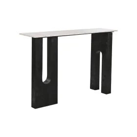 Console Home ESPRIT Blanc Noir Marbre Bois de manguier 117 x 31 x 77 cm de Home ESPRIT, Tables - Réf : S3054164, Prix : 244,1...