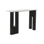 Console Home ESPRIT Blanc Noir Marbre Bois de manguier 117 x 31 x 77 cm de Home ESPRIT, Tables - Réf : S3054164, Prix : 219,7...