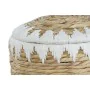 Set de basket Home ESPRIT Blanc Naturel Fibre naturelle Boho 35 x 35 x 37 cm (2 Pièces) de Home ESPRIT, Boîtes - Réf : S30550...