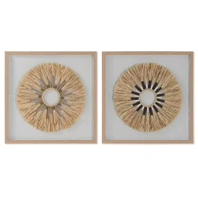 Painting Home ESPRIT Modern Circles 60 x 3,5 x 60 cm (2 Units) by Home ESPRIT, Prints on Canvas - Ref: S3055613, Price: 113,9...