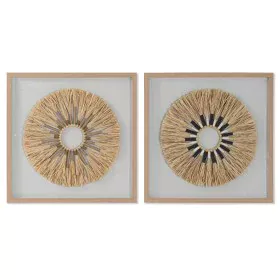 Painting Home ESPRIT Modern Circles 60 x 3,5 x 60 cm (2 Units) by Home ESPRIT, Prints on Canvas - Ref: S3055613, Price: 101,1...