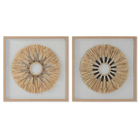 Painting Home ESPRIT Modern Circles 60 x 3,5 x 60 cm (2 Units) by Home ESPRIT, Prints on Canvas - Ref: S3055613, Price: 101,1...