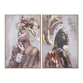 Pintura Home ESPRIT Colonial Africana 80 x 3,5 x 120 cm (2 Unidades) de Home ESPRIT, Impressões sobre tela - Ref: S3055727, P...