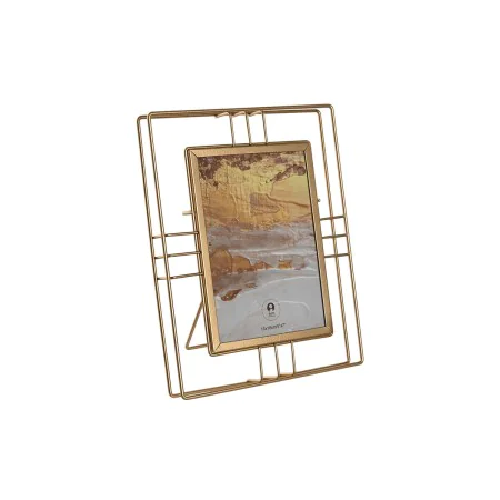 Photo frame Home ESPRIT Golden Metal Crystal 18,5 x 2,5 x 23,5 cm (12 Units) by Home ESPRIT, Table and wall frames - Ref: S30...