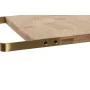 Cutting board Home ESPRIT Golden Natural Metal Bamboo 35,5 x 17,5 x 1,5 cm by Home ESPRIT, Chopping boards - Ref: S3056299, P...