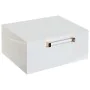 Boîte à bijoux Home ESPRIT Blanc Crème Bois Bois MDF 20 x 15,5 x 9,5 cm de Home ESPRIT, Organiseurs de bijoux - Réf : S305631...