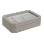 Caja-Joyero Home ESPRIT Beige Cristal 30 x 21 x 6 cm de Home ESPRIT, Organizadores de joyas - Ref: S3056313, Precio: 23,39 €,...