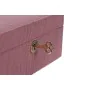 Caja-Joyero Home ESPRIT Crema Magenta 27 x 19 x 9 cm de Home ESPRIT, Organizadores de joyas - Ref: S3056314, Precio: 29,39 €,...