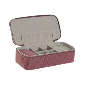 Caja-Joyero Home ESPRIT Crema Magenta 20,5 x 10 x 6 cm (2 Piezas) de Home ESPRIT, Organizadores de joyas - Ref: S3056315, Pre...