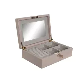 Jewelry box Home ESPRIT Light Pink 27 x 19 x 9 cm by Home ESPRIT, Wardrobe Jewellery Organisers - Ref: S3056316, Price: 29,12...