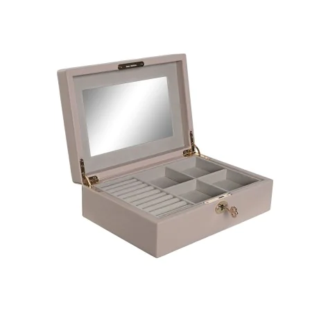 Guarda-Joias Home ESPRIT Rosa Claro 27 x 19 x 9 cm de Home ESPRIT, Organizadores de joias - Ref: S3056316, Preço: 29,12 €, De...