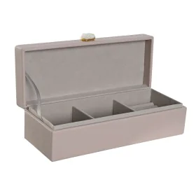 Caja-Joyero Home ESPRIT Rosa claro 28,5 x 12,5 x 5,5 cm de Home ESPRIT, Organizadores de joyas - Ref: S3056317, Precio: 23,95...