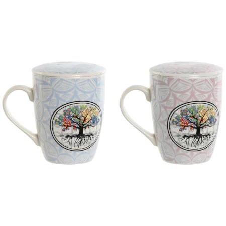 Cup with Tea Filter Home ESPRIT Blue Pink 340 ml (2 Units) by Home ESPRIT, Cups - Ref: S3056405, Price: 9,30 €, Discount: %