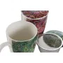 Cup with Tea Filter Home ESPRIT Green Turquoise Maroon Lilac Modern 340 ml (2 Units) by Home ESPRIT, Cups - Ref: S3056409, Pr...