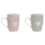 Cup with Tea Filter Home ESPRIT Grey Pink 340 ml (2 Units) by Home ESPRIT, Cups - Ref: S3056411, Price: 9,30 €, Discount: %