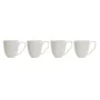 Set of Mugs DKD Home Decor White Natural 350 ml (5 Units) by DKD Home Decor, Cups - Ref: S3056424, Price: 18,69 €, Discount: %