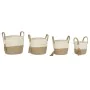 Set di Cestini Home ESPRIT Naturale Marrone Chiaro Juta Moderno 40 x 40 x 41 cm di Home ESPRIT, Scatole decorative - Rif: S30...