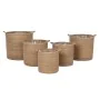 Juego de Cestas Home ESPRIT Natural Fibra natural 37 x 37 x 41 cm (5 Piezas) de Home ESPRIT, Cajas - Ref: S3057101, Precio: 5...