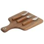 Tagliere Home ESPRIT Acciaio inossidabile Acacia 30 x 21,5 x 1,5 cm (4 Pezzi) di Home ESPRIT, Piatti e teglie - Rif: S3057549...