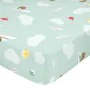 Fitted sheet HappyFriday HAPPYNOIS Multicolour 105 x 200 x 32 cm by HappyFriday, Sheets and pillowcases - Ref: D1609844, Pric...