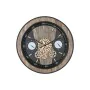 Orologio da Parete Home ESPRIT Nero Naturale Cristallo Ferro 60 x 8 x 60 cm di Home ESPRIT, Orologi da parete - Rif: S3057647...