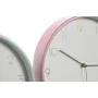 Horloge Murale Home ESPRIT Corail Menthe Lila PVC 25,5 x 4,3 x 25,5 cm (3 Unités) de Home ESPRIT, Pendules murales - Réf : S3...